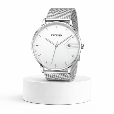 Cadisen C6150M Quartzo Masculino 40mm – Relógio Executivo com Calendário